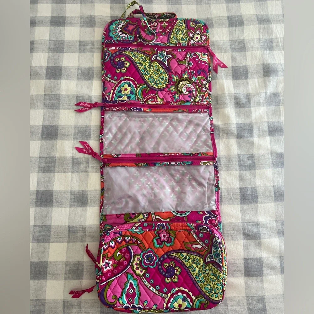 Vera Bradley Hanging Travel Organizer in Recycled Cotton